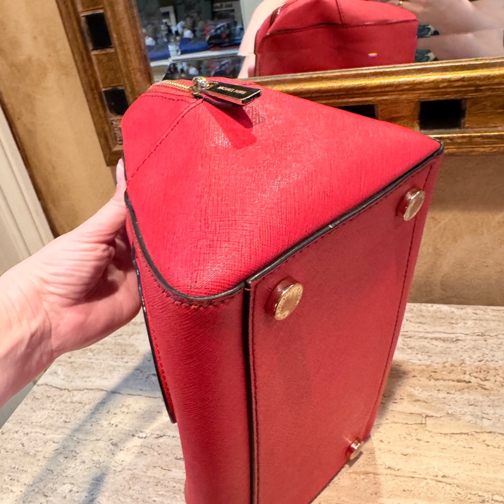 SOLD DO NOT BUY Michael Kors Salmon Satchel Bag - Picture 7 of 14